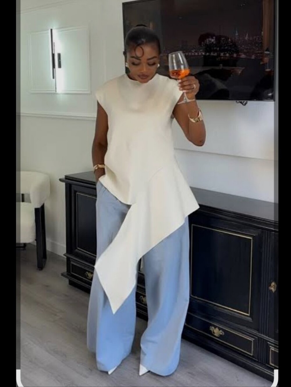 ZARA ASYMMETRIC TOP